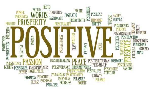 Positive words starting with letter P