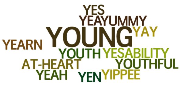 Positive words starting with letter Y