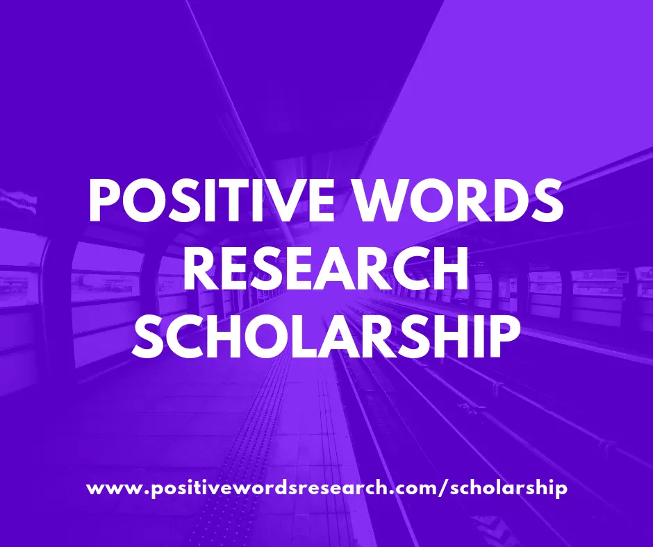 positive words research scholarship