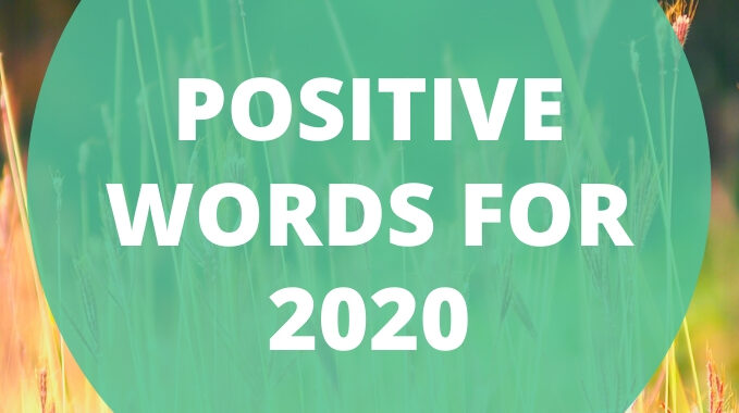Positive Words For 2020